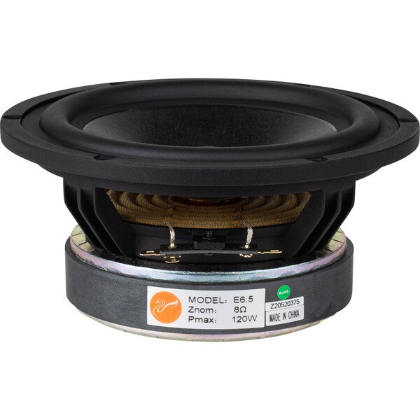 Main product image for HiVi E6.5 6-1/2" Treated Paper Cone Woofer297-478